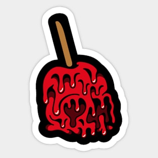 Skull candy apples Sticker